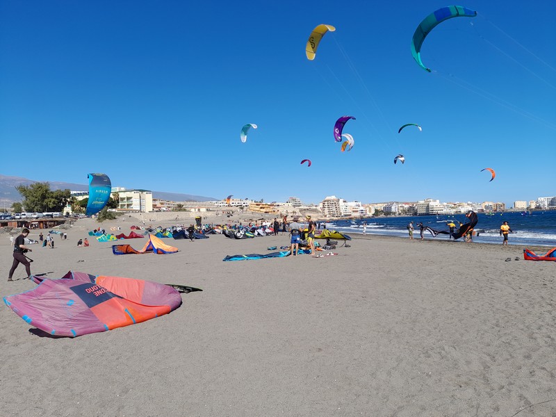 Kitesurfing zimní podmínky