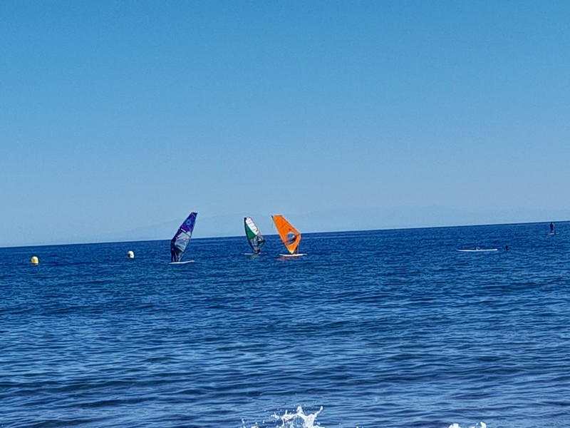 Windsurfing silný vítr